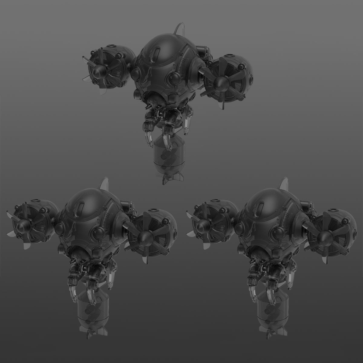 Sheik Mainland 3 MIN PROJECT SERIES MUHU-R2 FORTRESS 1/60 Scale Assembly Model Kits