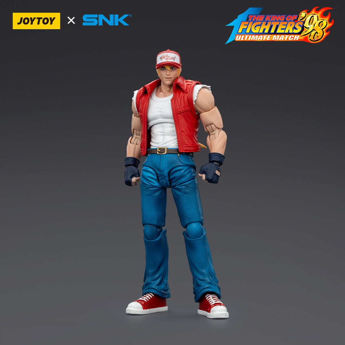 JOYTOY KOF '98UM Fatal Fury Team Joe Higashi & Andy Bogard & Terry Bogard 1/18 Scale Action Figure