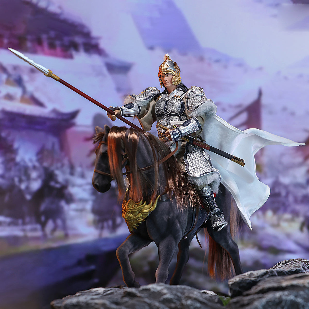 Qian Kun MODEL Ma Chao and Meng Qi Action Figure Deluxe Edition