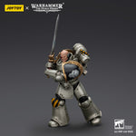 JOYTOY Warhammer The Horus Heresy, Iron Warriors Command Squad Chosen with Legion Standard/MKVI Tactical Sergeant with Power Sword and Plasma Pistol, Action Figures