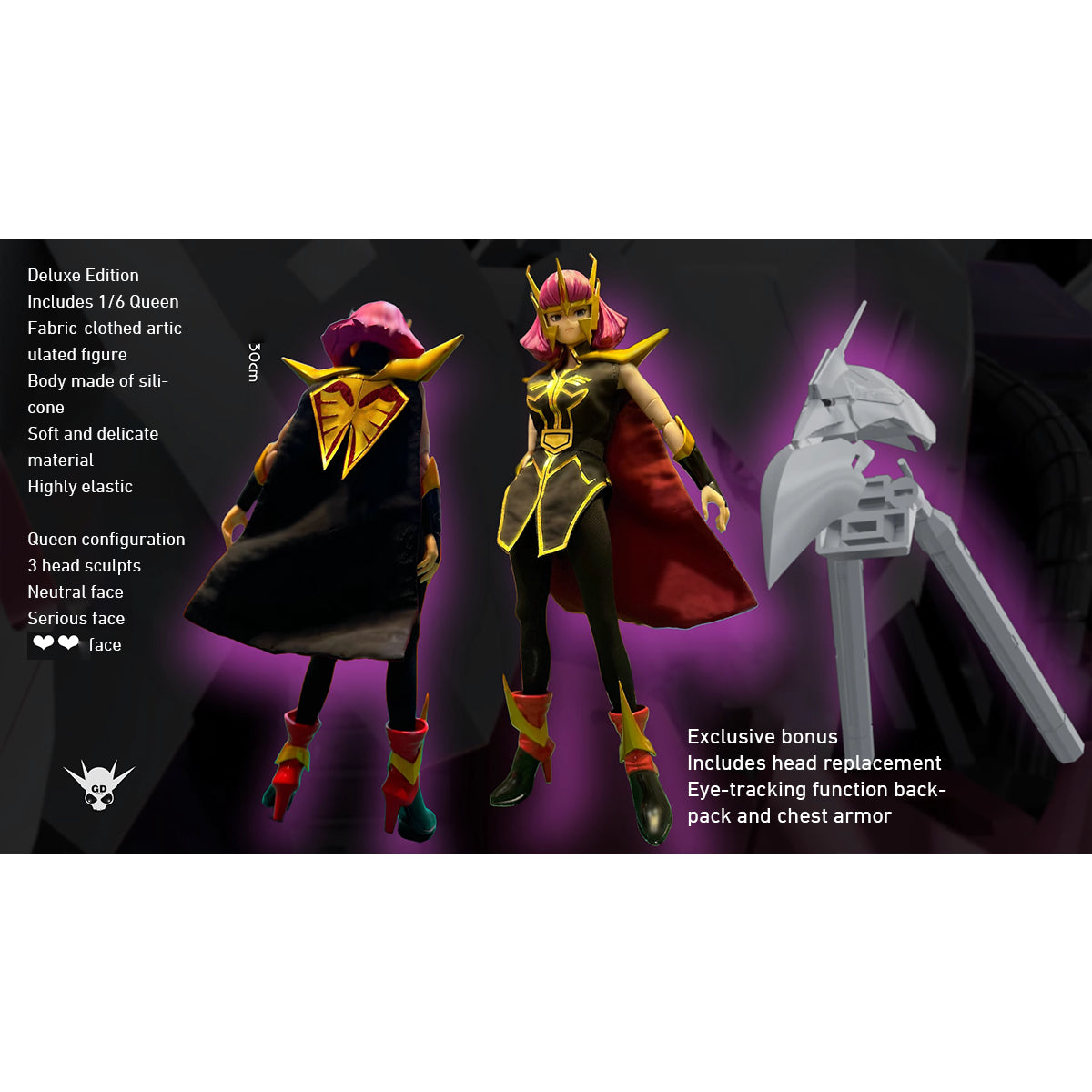 Kits de modelos de ensamblaje de edición de lujo del vehículo de la reina YIYA-G Q-beley