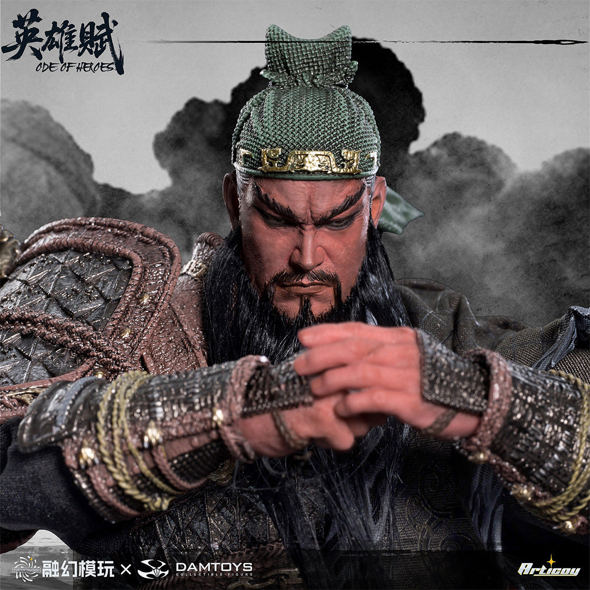 FUSION FANTASY × DAMTOYS Odes of Heroes Zhongyi Wushuang FTOH-03 Guan Yu 1/12 Scale Action Figure