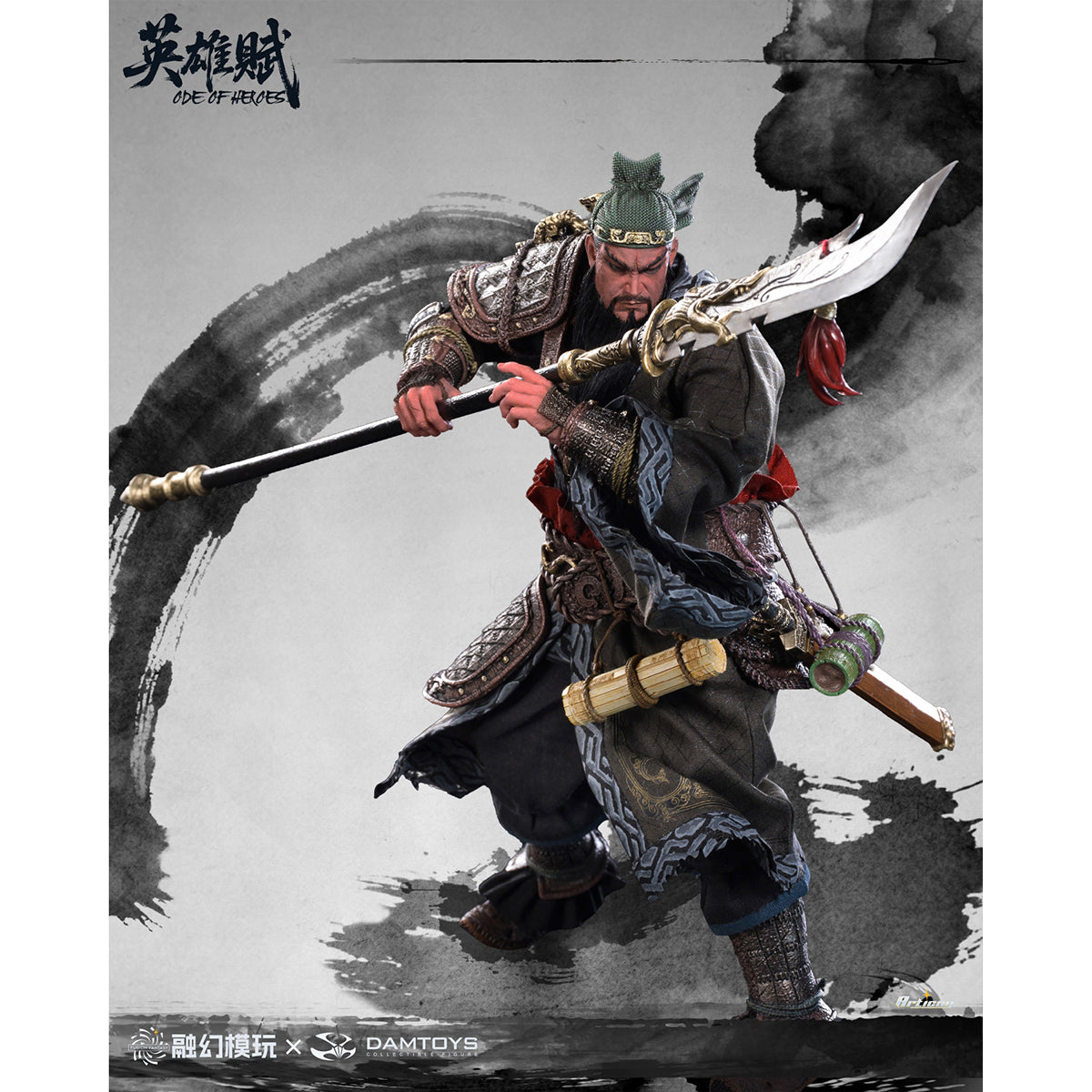 FUSION FANTASY × DAMTOYS Odes of Heroes Zhongyi Wushuang FTOH-03 Guan Yu 1/12 Scale Action Figure