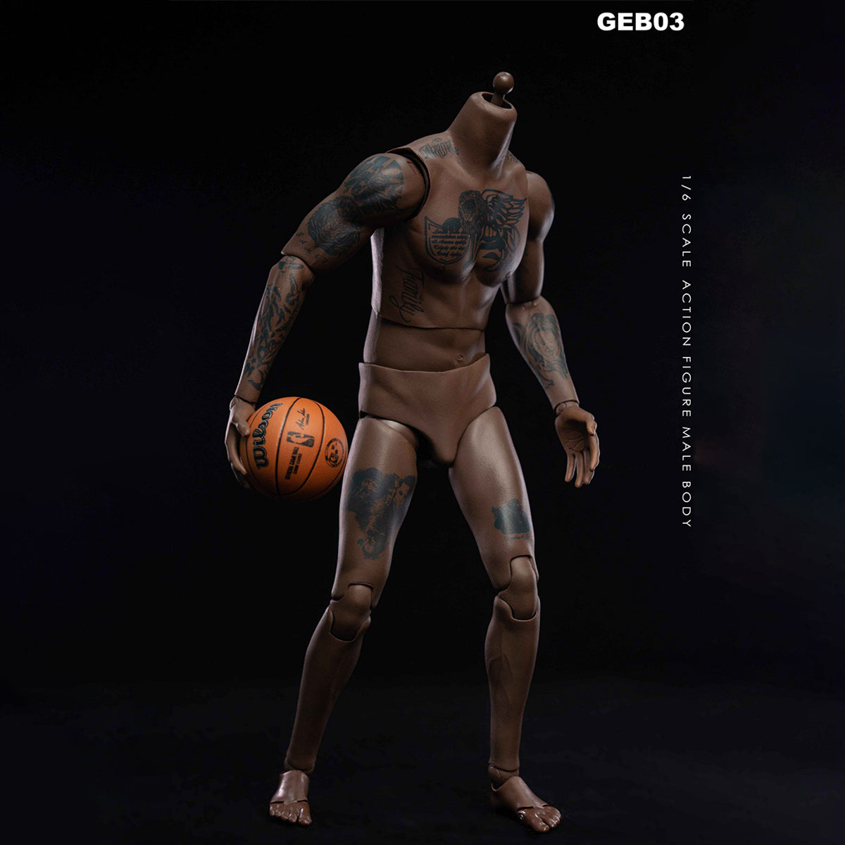 Genesis Emen, EB Original NBA Basketball Star Plain Male Body - James, Figure Body