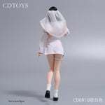 Cdtoys, Female Soldier Nun Cosplay Outfit, Doll Clothes Accessory for 12-inches Figure