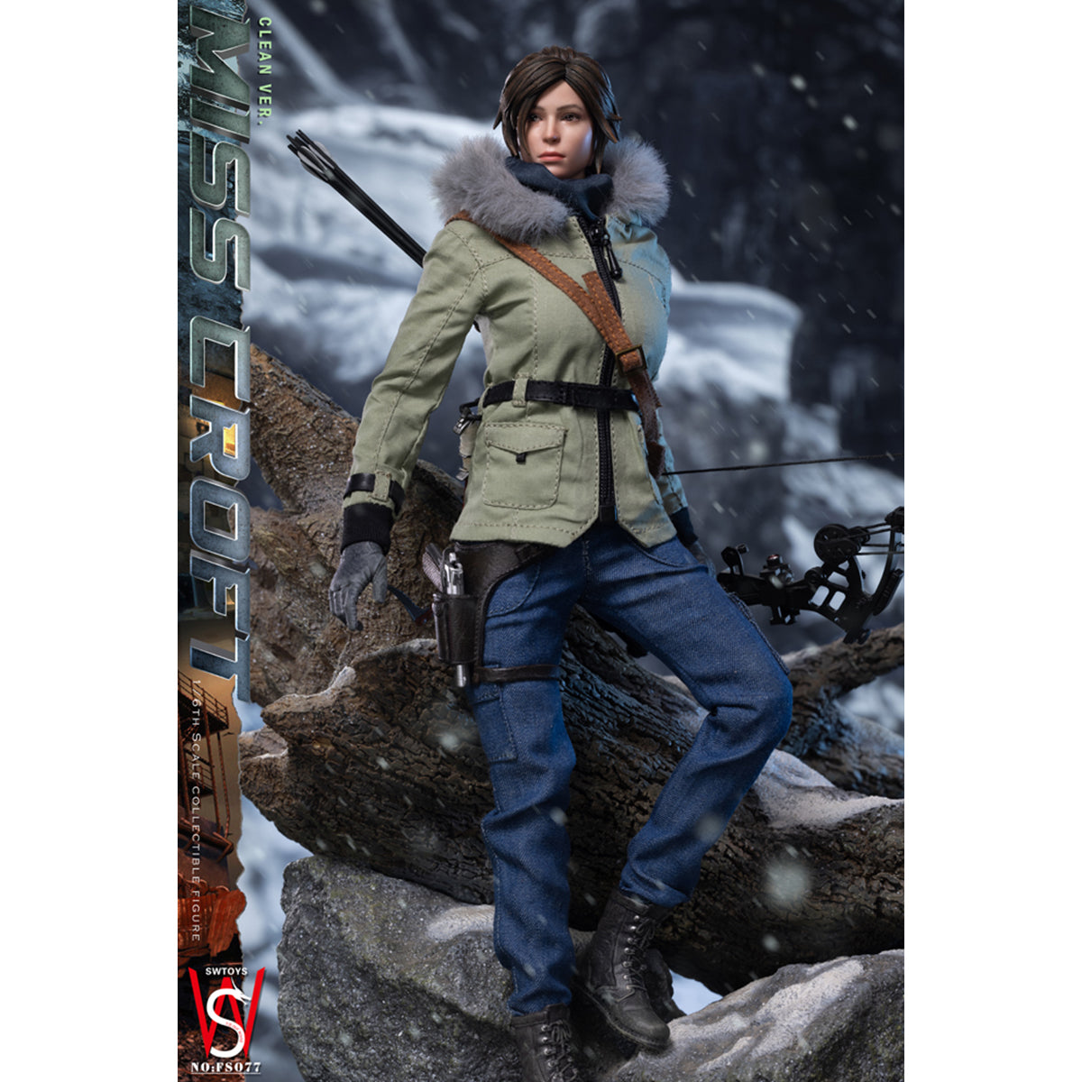 SWtoys MISS CROFT NO:FS077 1/6 Scale Action Figure