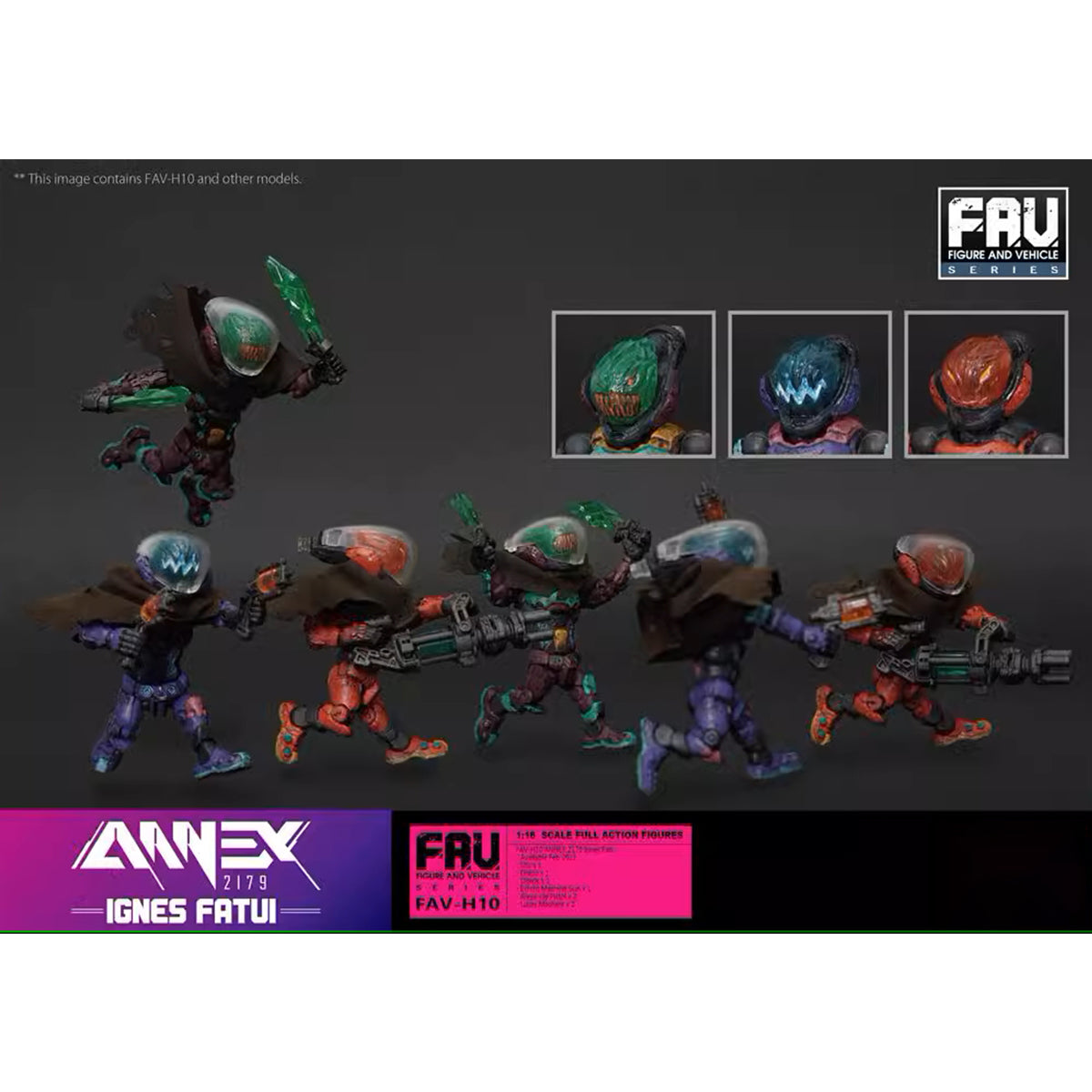 TOY ALLIANCE Acid Rain World Ignes Fatui Action Figures