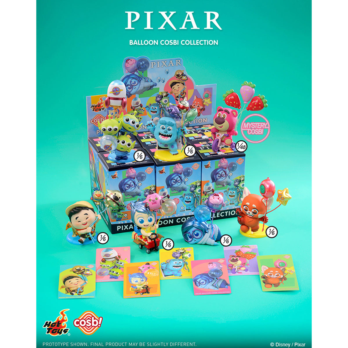 Hot Toys Pixar Balloon Cosbi Collection Mini Figure CBX339 Blind Box
