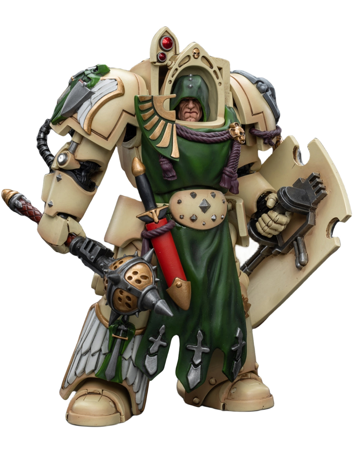 HiPlay JoyToy JT9206 40K Collectible Figure: Dark Angels Deathwing Knight with Mace of Absolution 1 1:18 Scale Action Figures