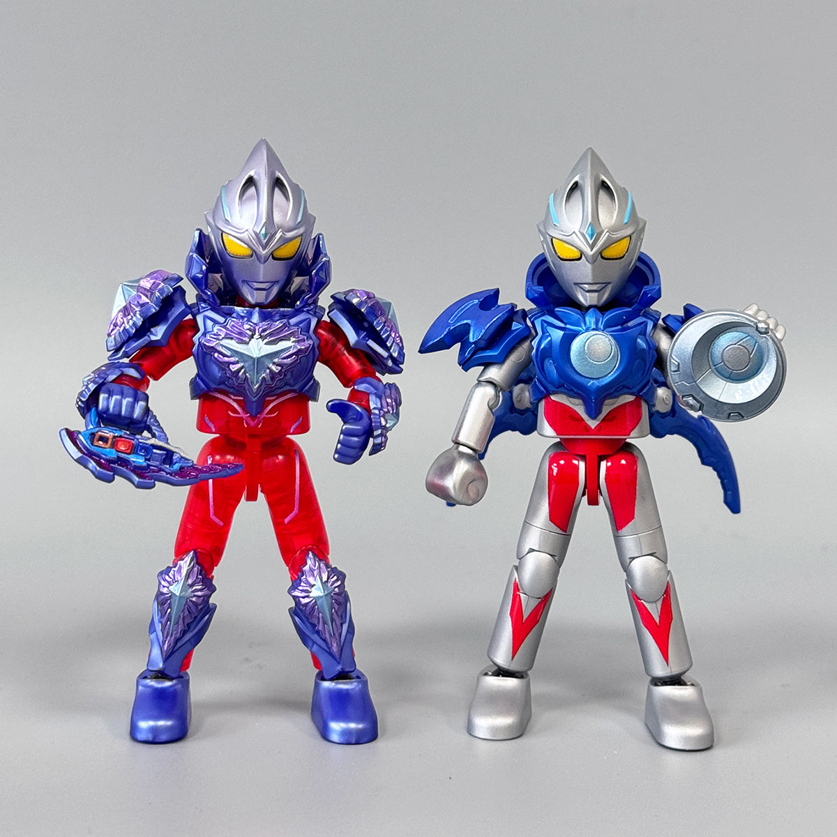 Figurines Blokees Ultraman Hunmanoid Ornamen Galaxy Version 13 Unleash Imagination Blind Box