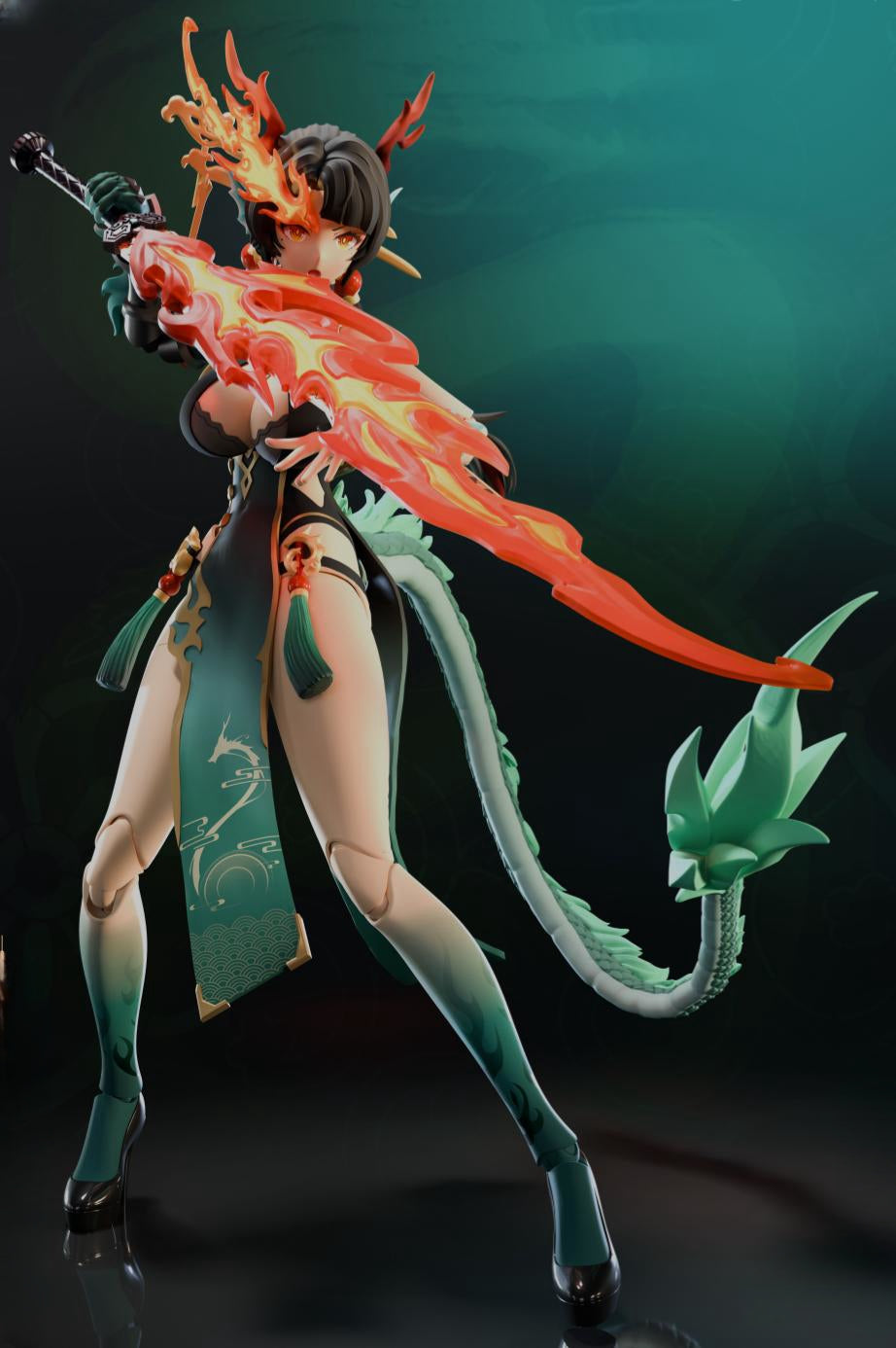 CANG TOYS Little Green Dragon Long Ji 1/12 Scale Action Figures