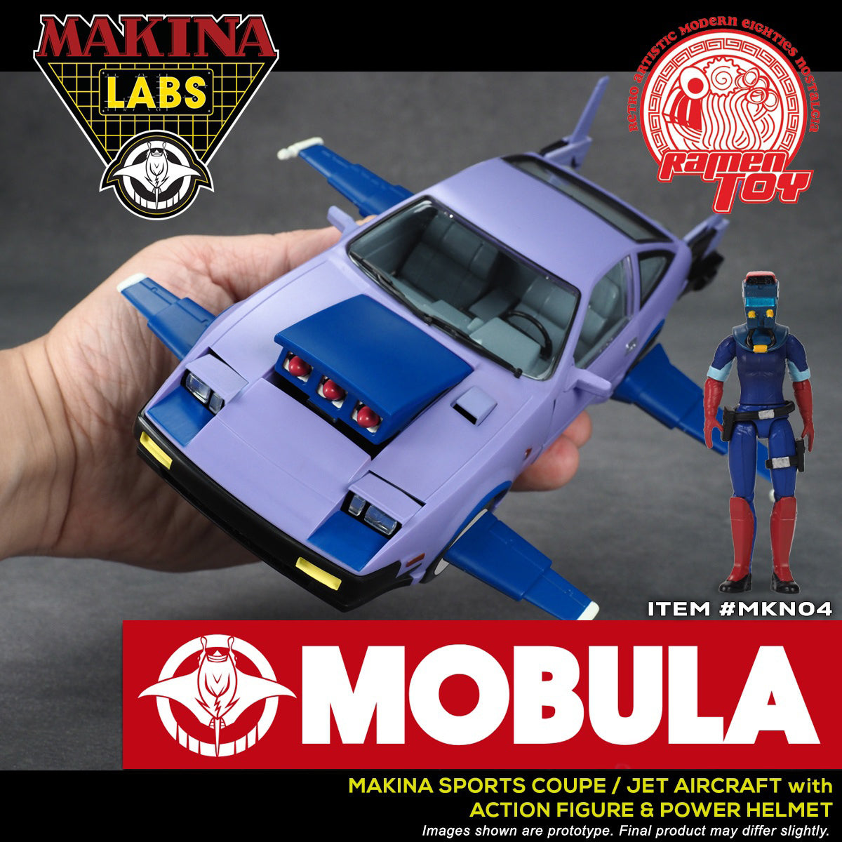 Ramen Toy MKN04 MAKINA LABS MOBULA Vehicle Model