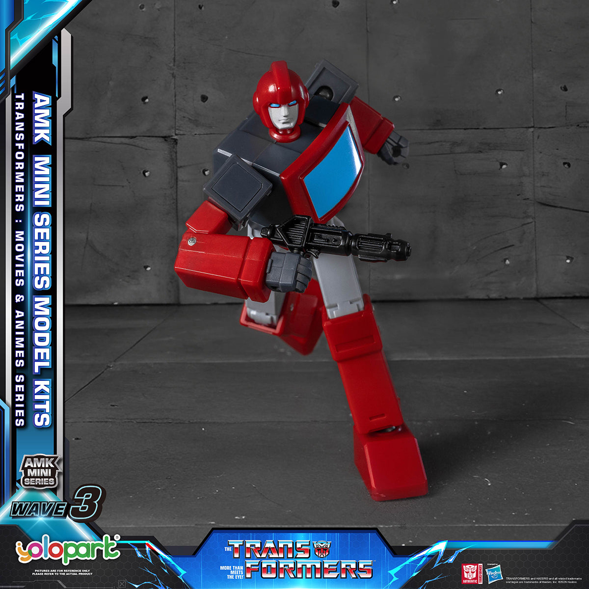 Yolopark AMK MINI WAVE 3-TF3 Ironhide AMKM3IH Pre-assembled Model Kits