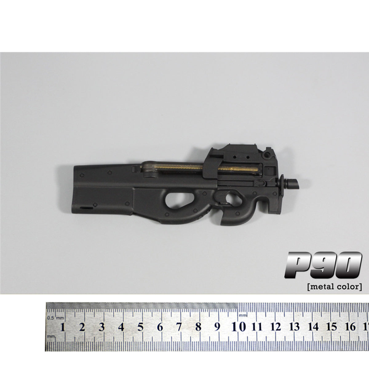 ZYTOYS, P90 Submachine Weapon Gun Model, Doll Accessory for 12-inches Action Figurine