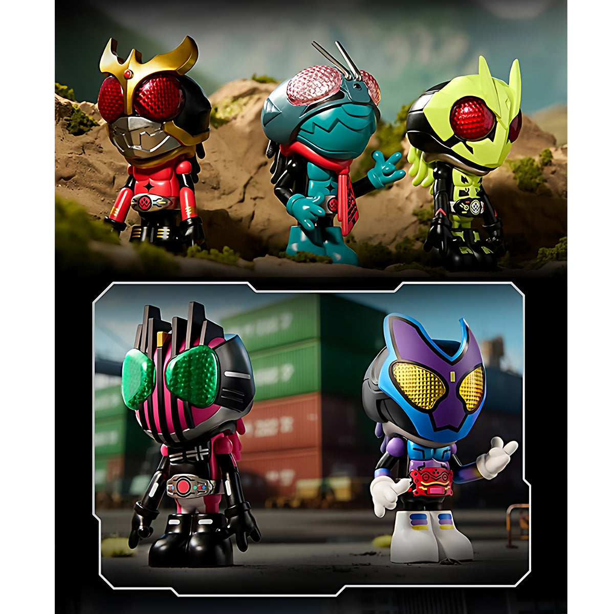 WASA Kamen Rider206 WASA Dragon Collaboration Series Single Box Blind Box Figure