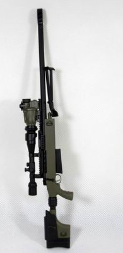 ZYTOYS TAC-50 MK15 Sniper Rifle Weapon Model (Army Green) for 12 Inch 1/6 Scale Action Figures