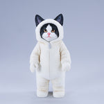 JXK, Fluffy Cat, Static Animal Figurine