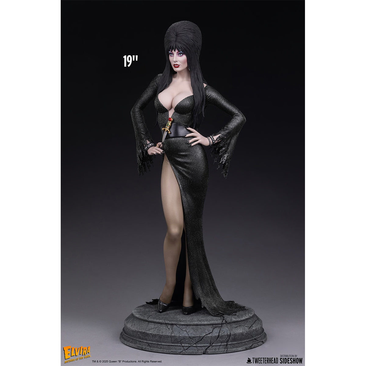 Sideshow x Tweeterhead, Elvira, Art Figurine