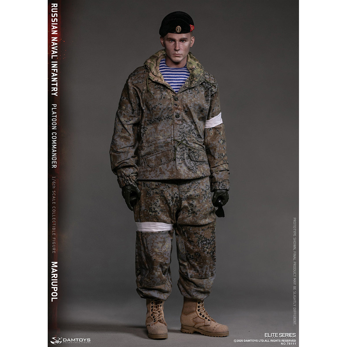 DAMTOYS NO.78111 Russian Naval Infantry Commander Mariupol 1/6 Scale Action Figure