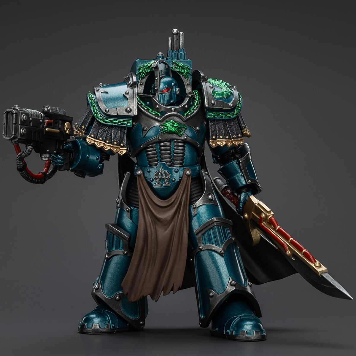 (Only Shipped to the US) JOYTOY Alpha Legion Legion Praetor in Cataphractii Terminator Armour 1/18 Warhammer The Horus Heresy Action Figures