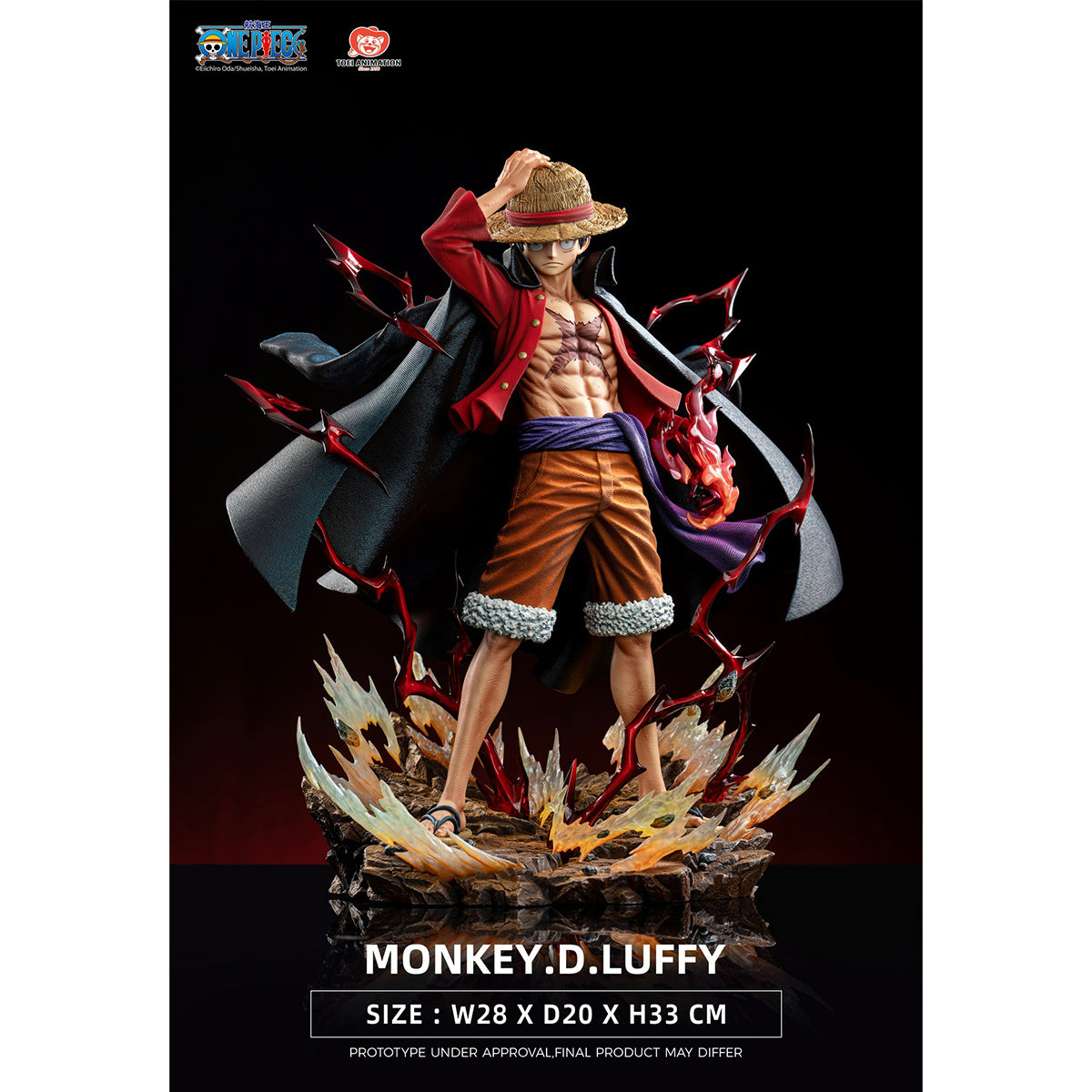 JIMEI PALACE One Piece Legendary Series Monkey D. Luffy 1/6 Scale Collectible Statue