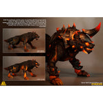 Fish Toys HY-032 Wolf of Glory Special Edition Lava Luminous Flame Version Articulated Wolf Action Figure Model