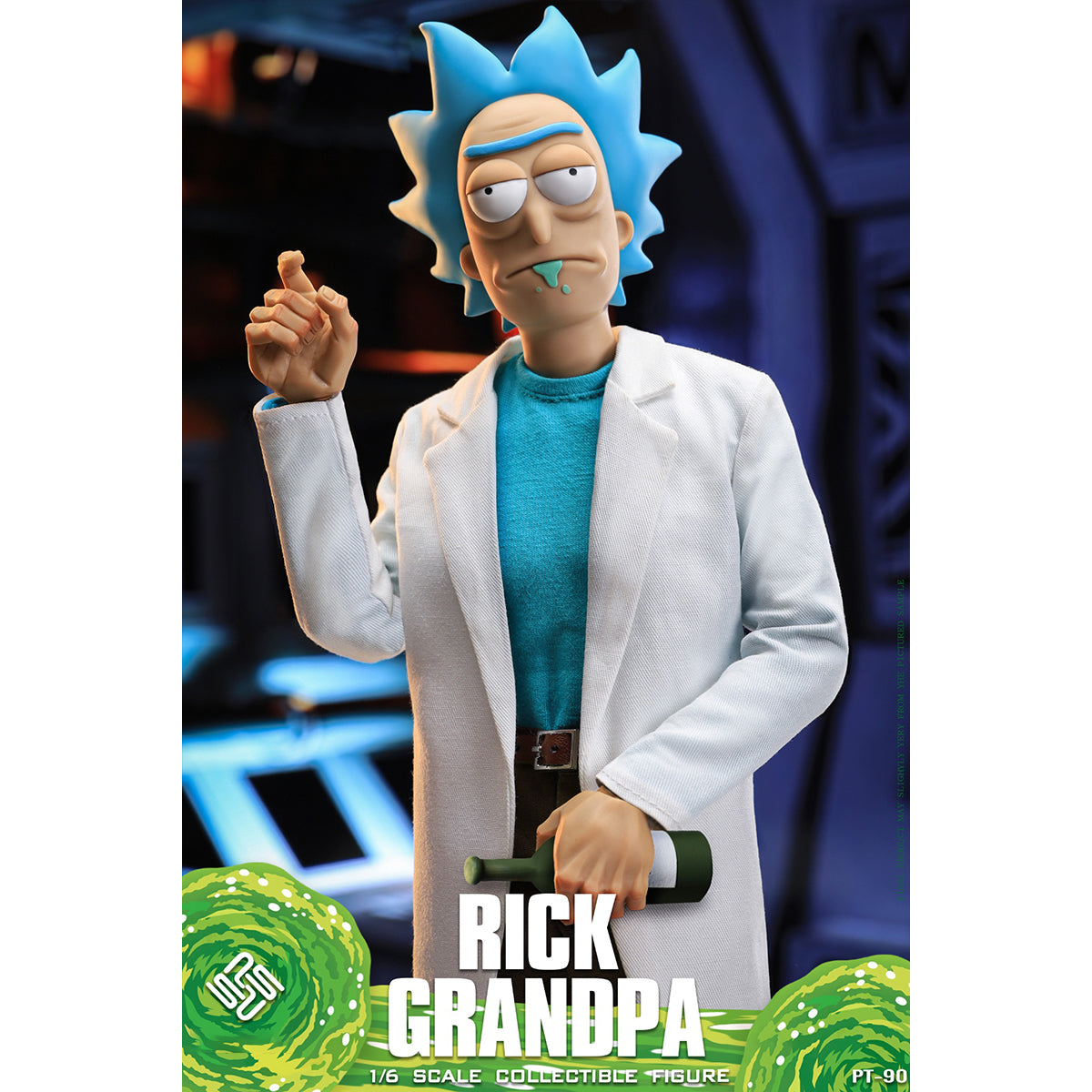 PRESENT TOYS Rick Grandpa Action Figures