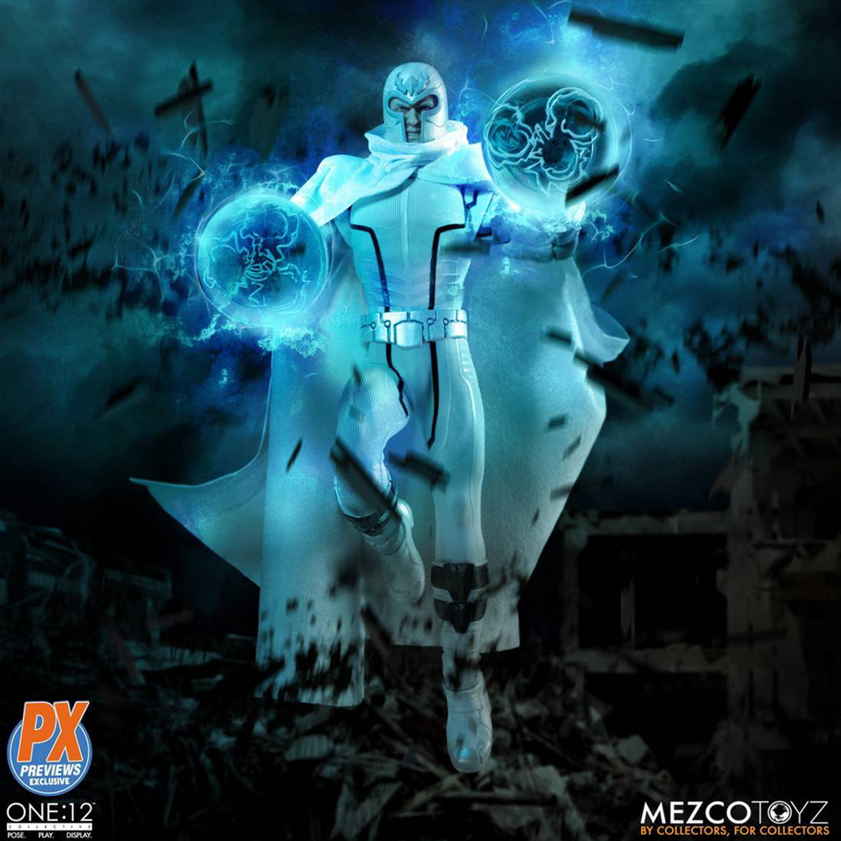 Mezco Toyz Marvel One:12 Collective Magneto (Marvel Now Edition) PX AF AUG198176 1/12 Scale Action Figure