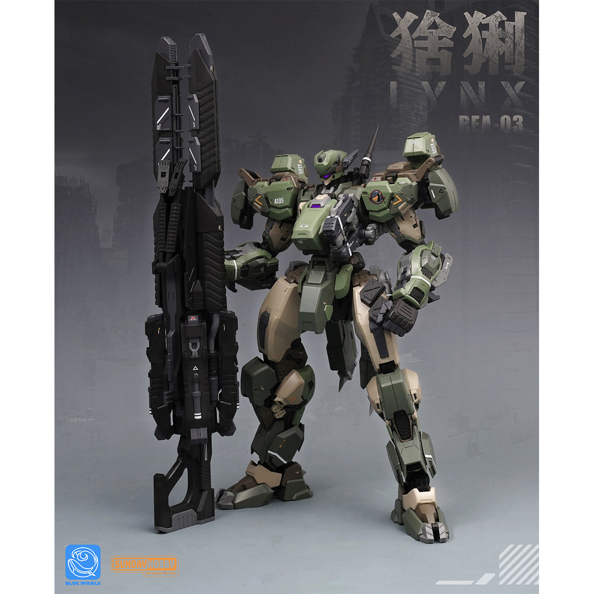 Mingjiang Legend Blue Whale Series REA-03 Lynx 1/100 Scale Assembly Model Kits
