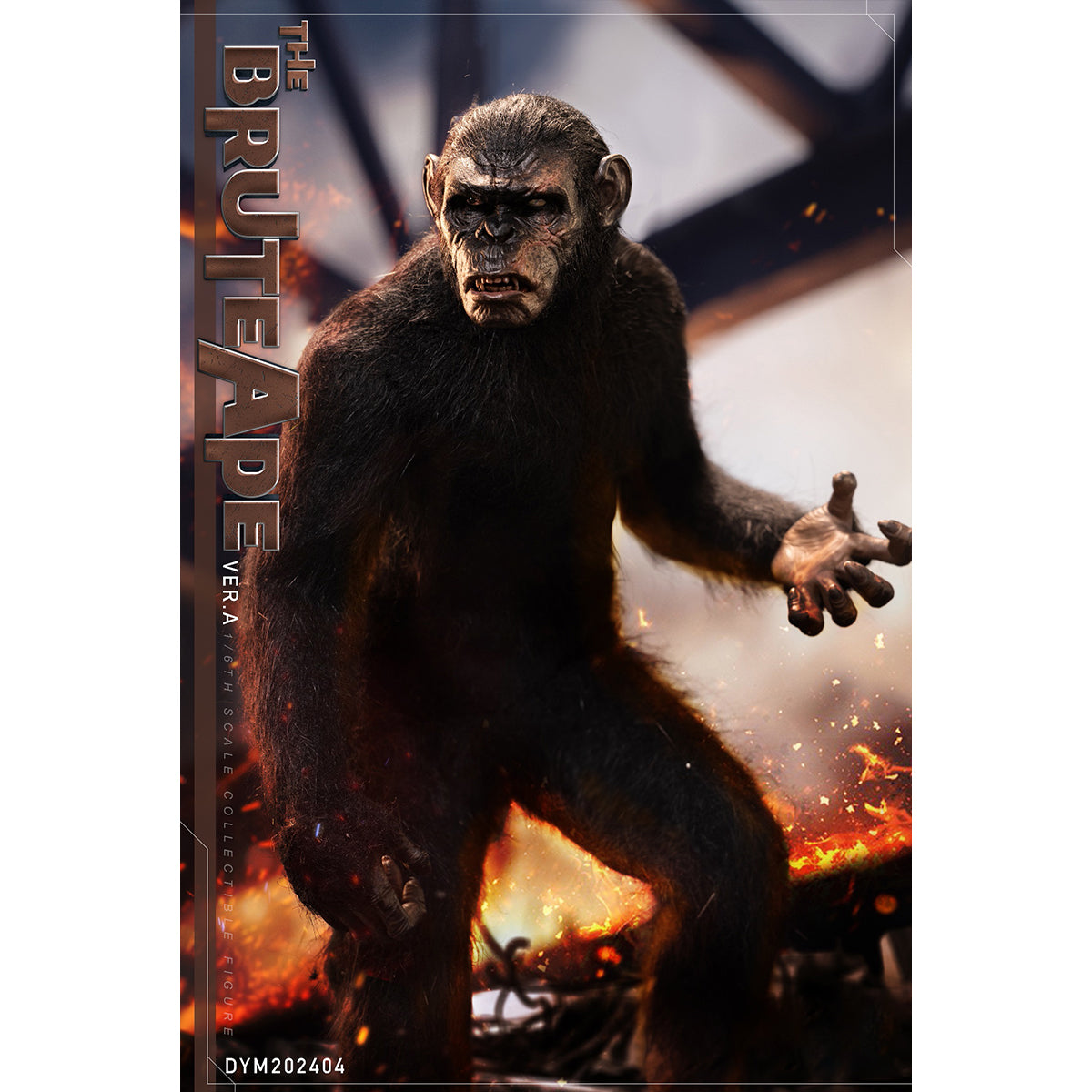 Hellcat, Ape Leader & Black Painted Horse 1/6 Scale Action Figure