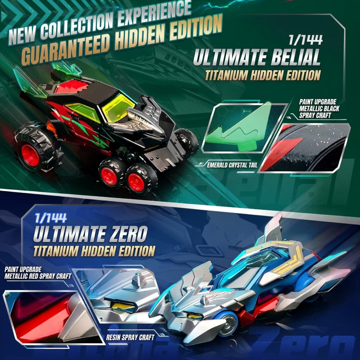 BLOKEES Ultraman Building Block Car Series C04 Fated Encounter 1/64 Blind Box