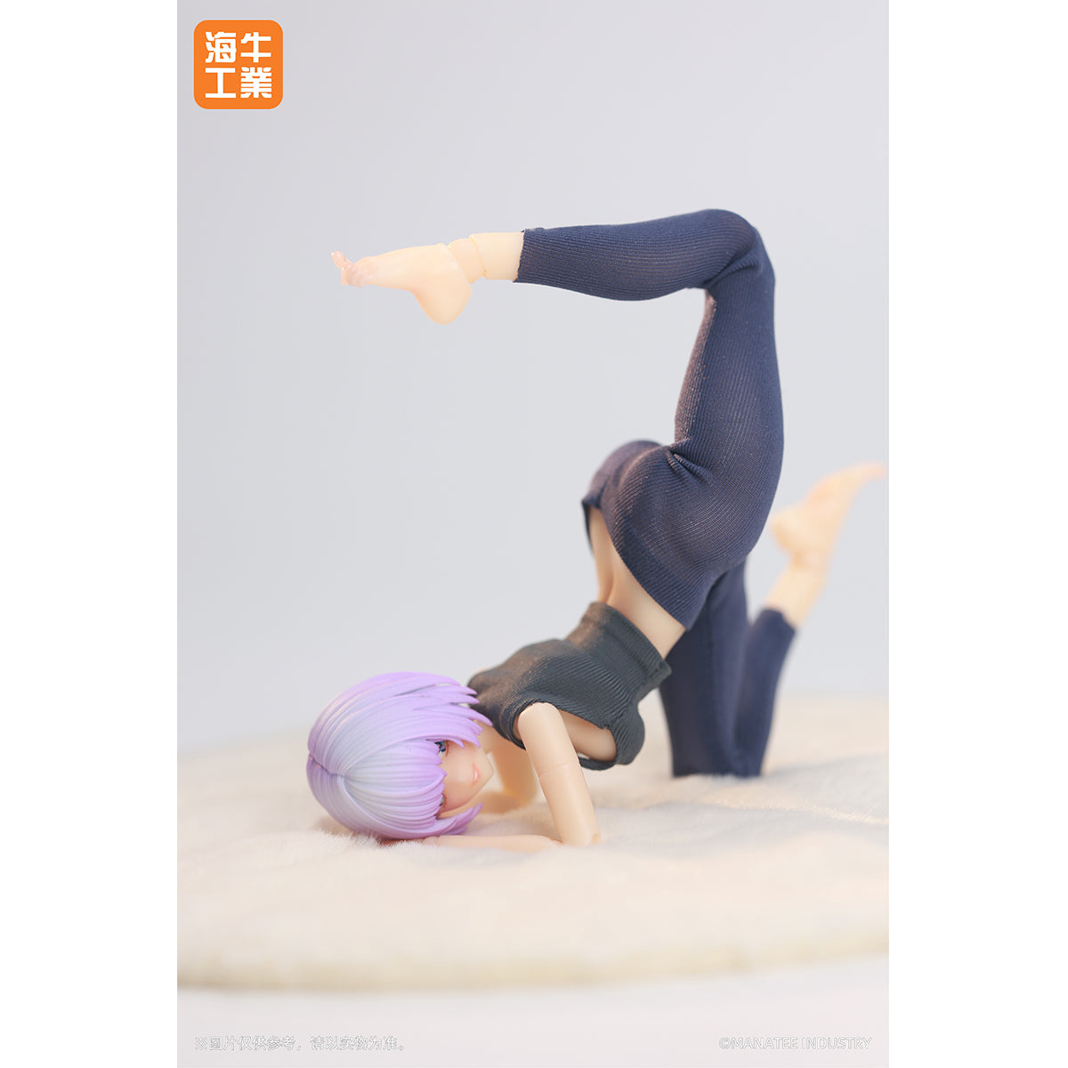 MANATEE INDUSTRY, Desktop Wars Inanna Blue Hair MI-01/Commemorative Limited Edition Desktop Wars Yoga Day Inanna Purple Hair Mex-01, Action Figures