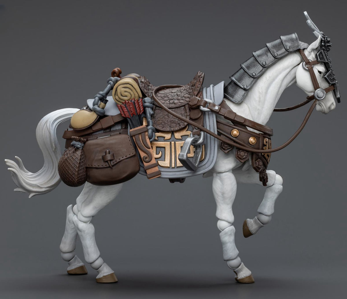 (Only Shipped to the DE) JoyToy Dark Source JT6045 JiangHu Northern Hanland Empire White Feather Armored Horse 1/18 Scale Action Figures
