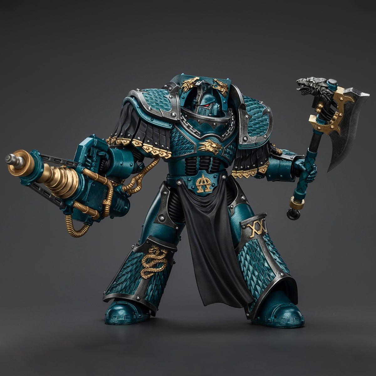 (Only Shipped to the US) JOYTOY Alpha Legion Lernaean Terminator with Conversion Beam Cannon 1/18 Warhammer The Horus Heresy Action Figures