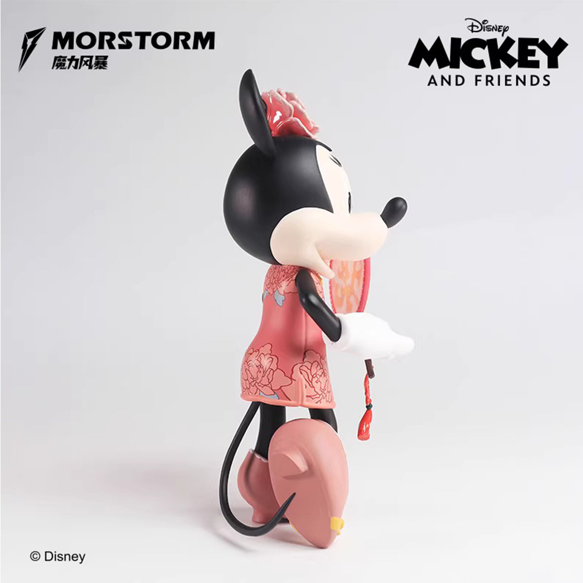 MORSTORM Cheongsam Minnie Pink Sunglasses Minnie Art Figurine