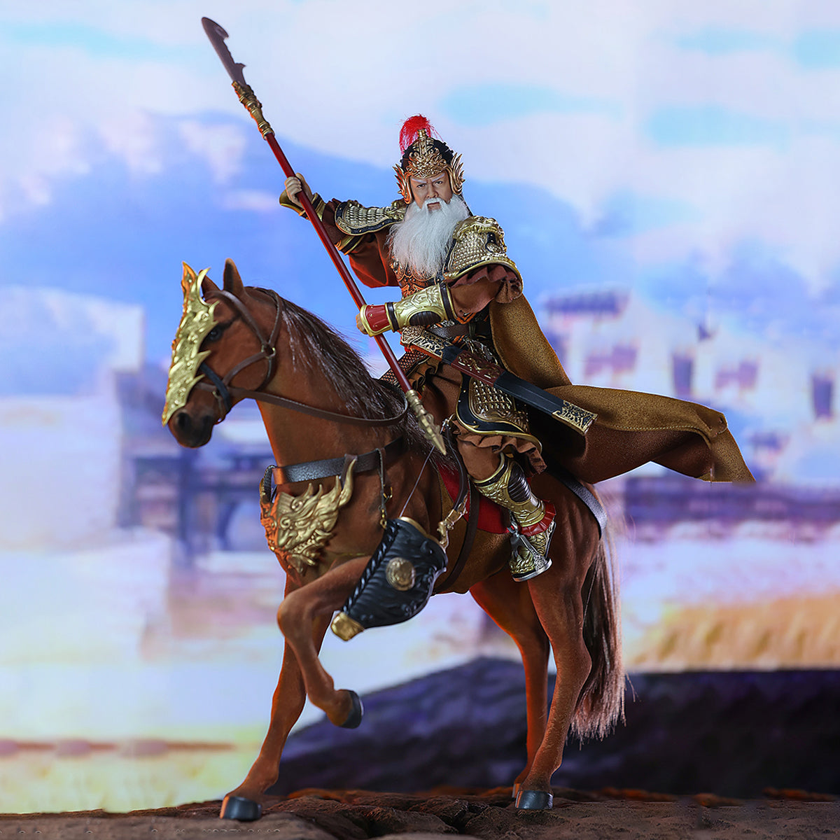 Qian Kun MODEL Huang Zhong Han Sheng Action Figure Deluxe Edition