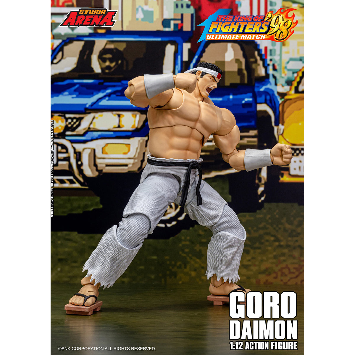 STORM ARENA The KING OF FIGHTERS’S 98UM: GORO DAIMON KFSA02 1/12 Scale Action Figure