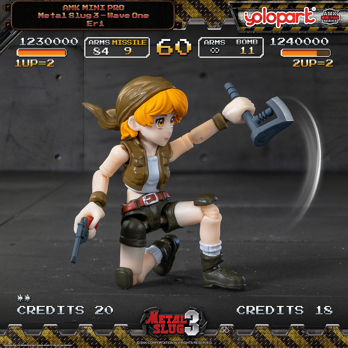 Yolopark AMK MINI Pro Metal Slug 3 Wave 1 Assembly Model Kits
