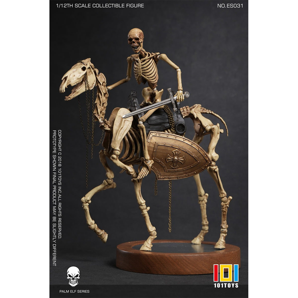 101TOYS PALM ELF SERIES Skeleton Movable Unicorn & Horse & Centaur Three Person Set 1/12 Scale Action Figure
