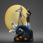 Iron Studios The Nightmare Before Christmas Jack and Sally Deluxe Edition Statue