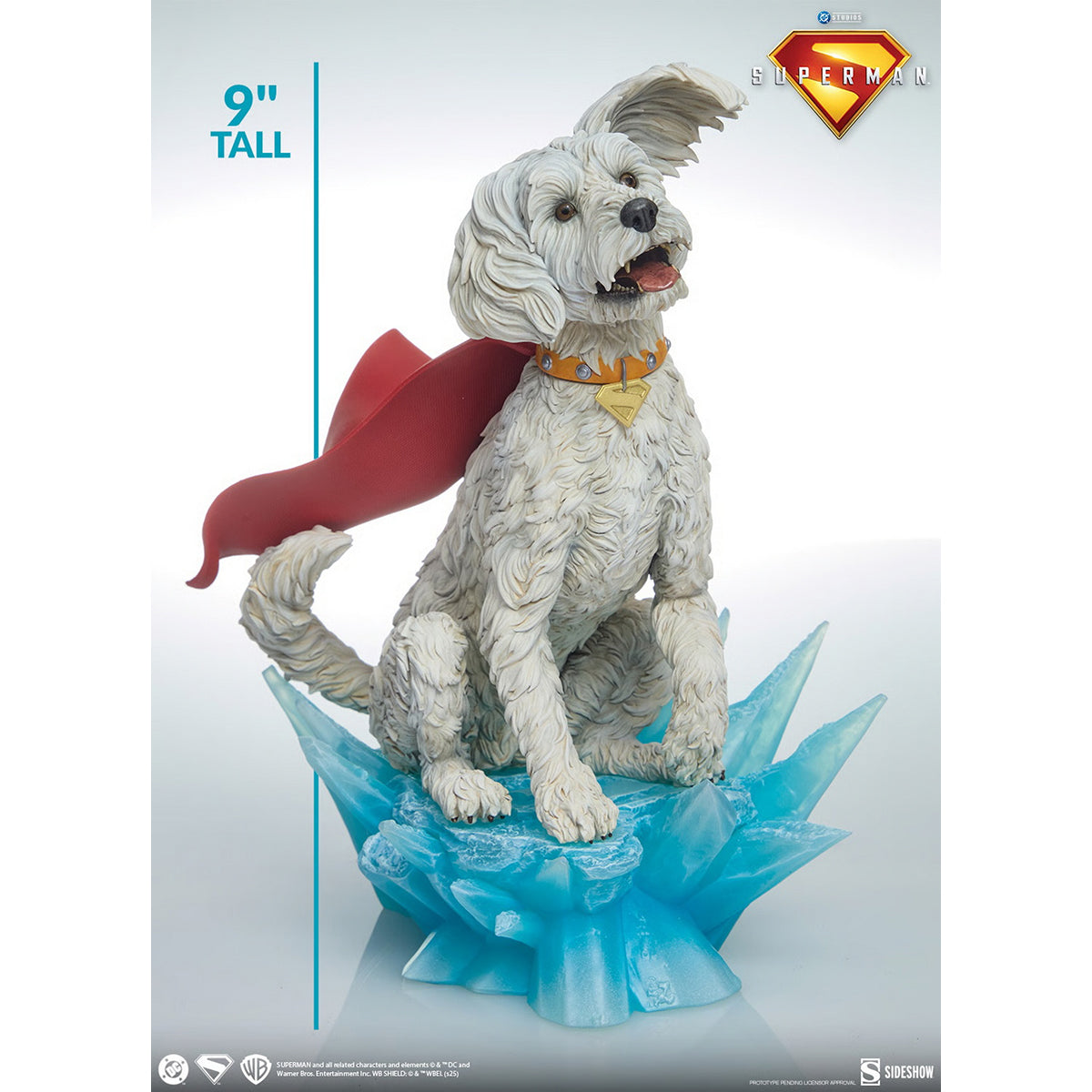 Sideshow, New Movie Version Krypto/Superman, Art Statue