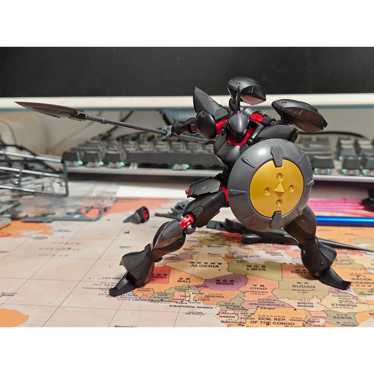 Sheik Mainland Super Cavalry Aktarn (Dual Head Sculpts) 1/144 Scale Assembly Model Kits