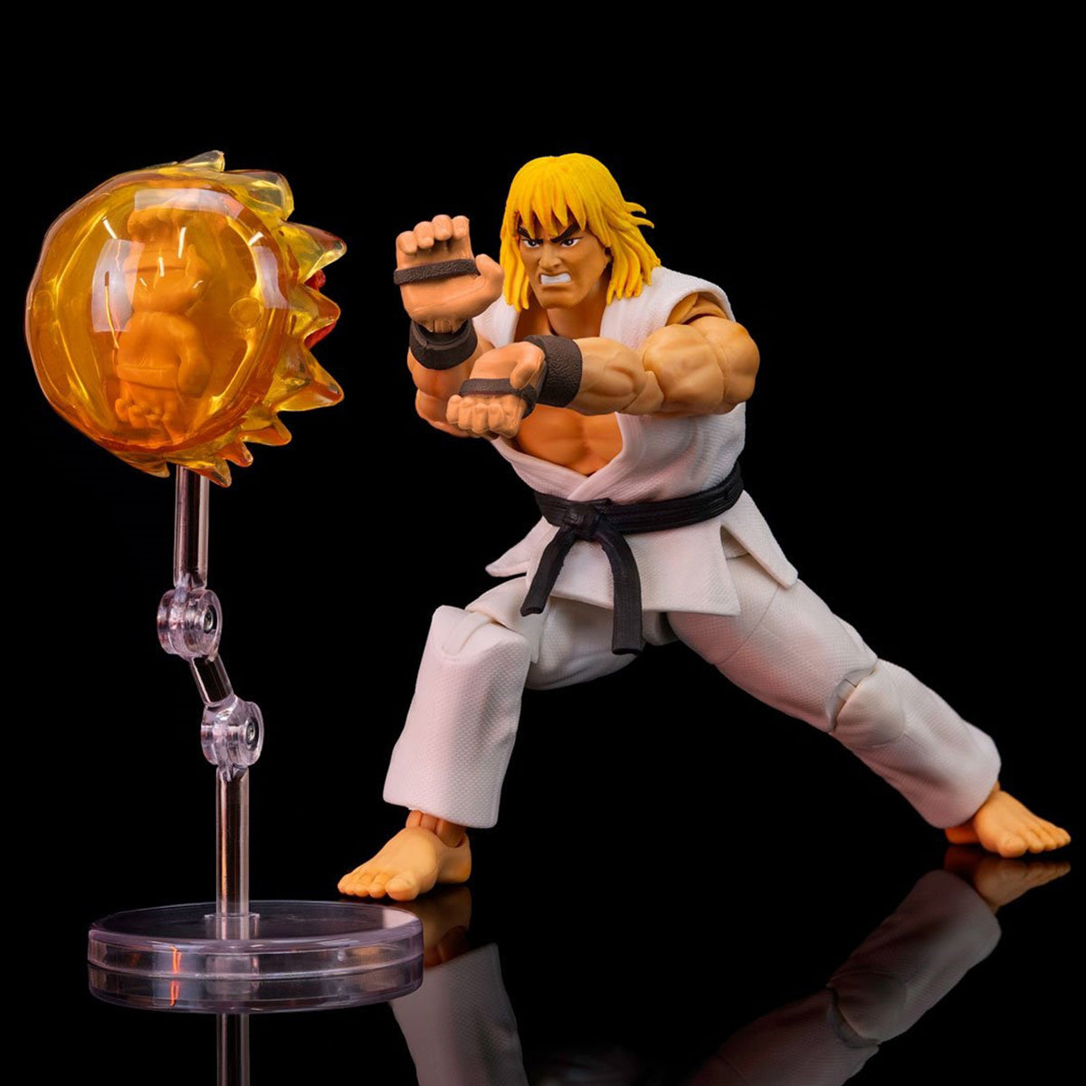 JADA Toys Street Fighter: Ken - White Outfit 1/12 Scale Action Figure