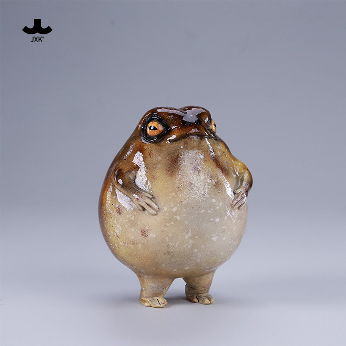 JXK Bun Frog Static Expertly Hand-Painted Lifelike Animal Figurine