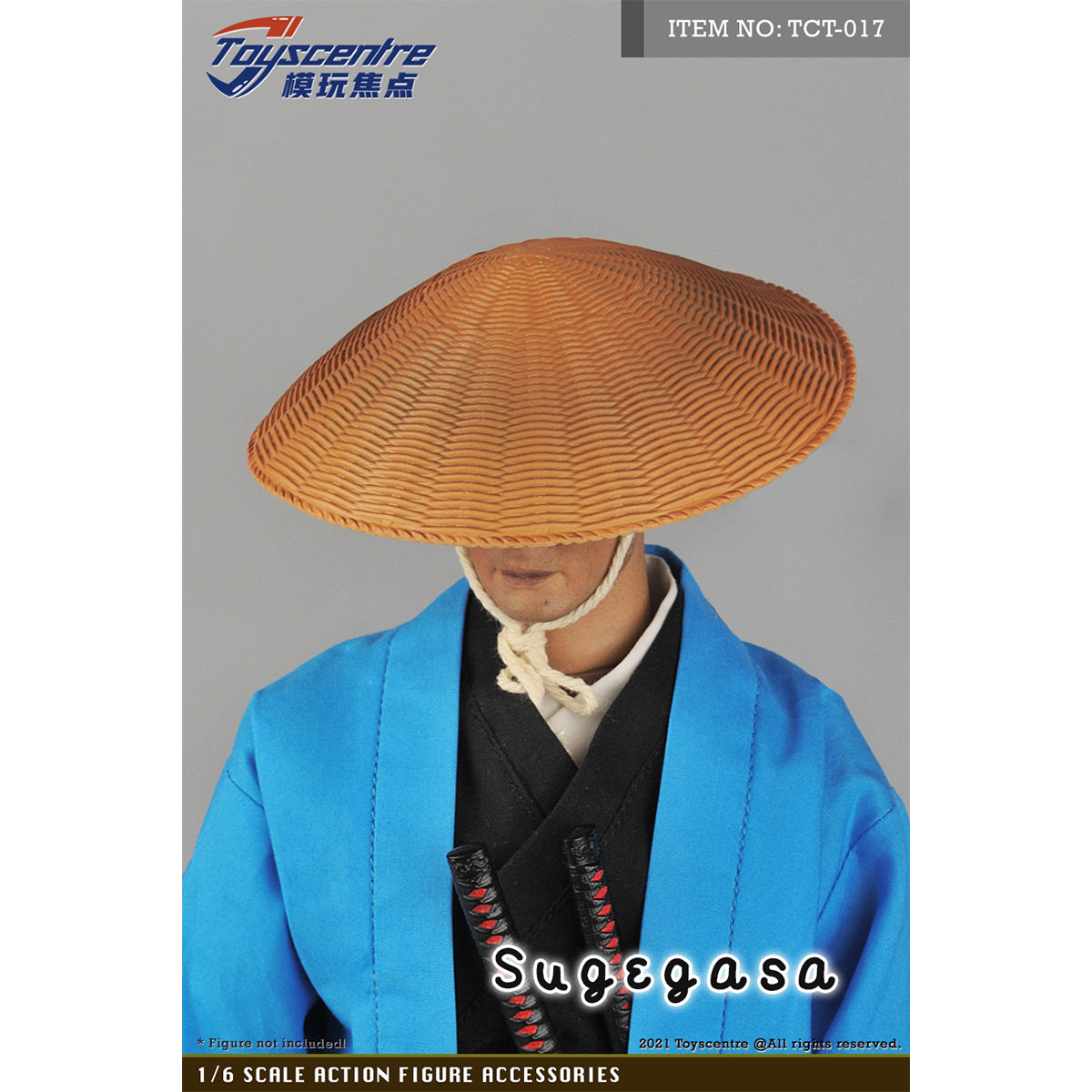 Toyscentre, Samurai Straw Hat + Straw Sandals Set, Doll Accessory for 12-inches Action Figurine