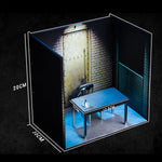 PCTOYS 1/12 Scene Table and Chair Set Scene Base For Action Figurine