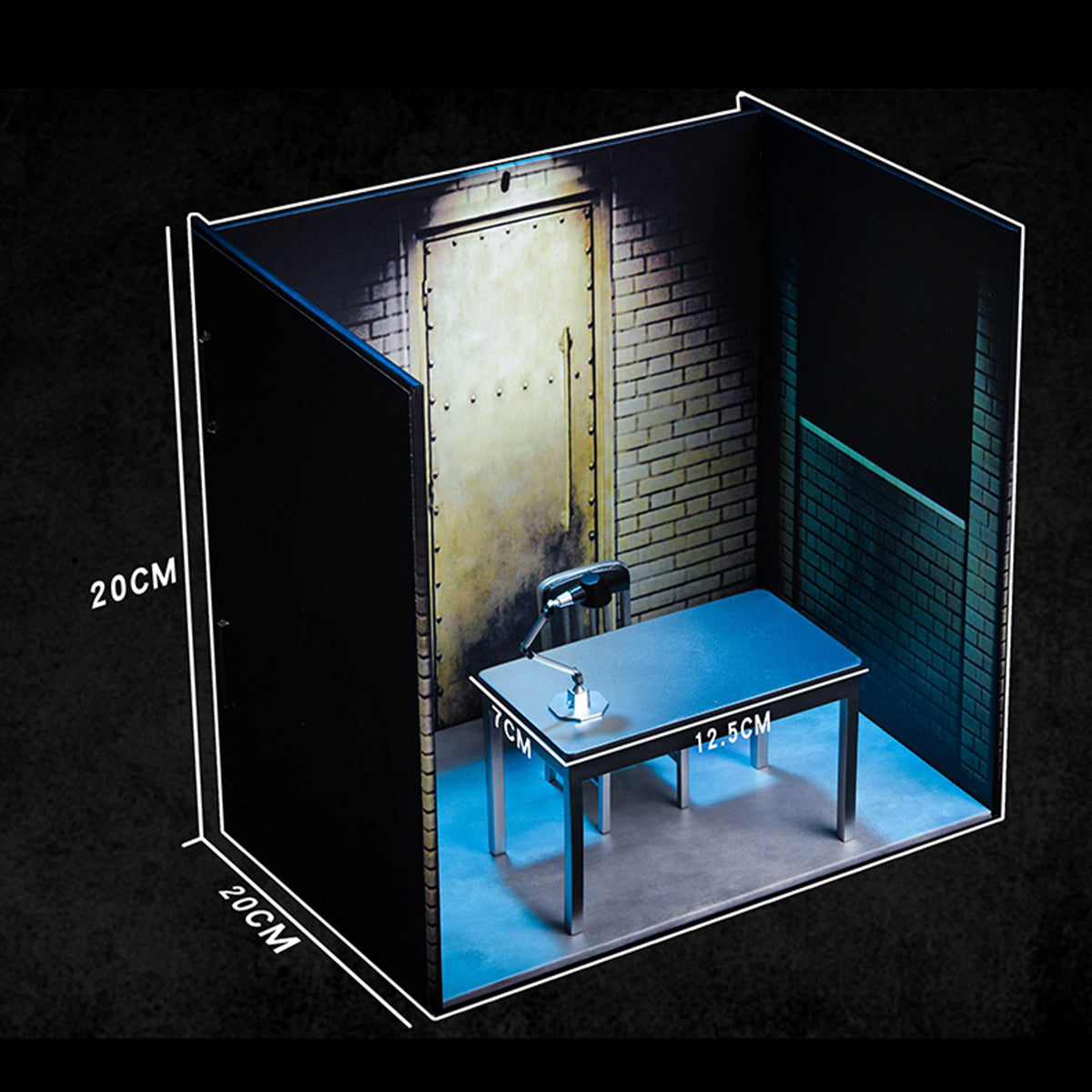 PCTOYS 1/12 Scene Table and Chair Set Scene Base For Action Figurine