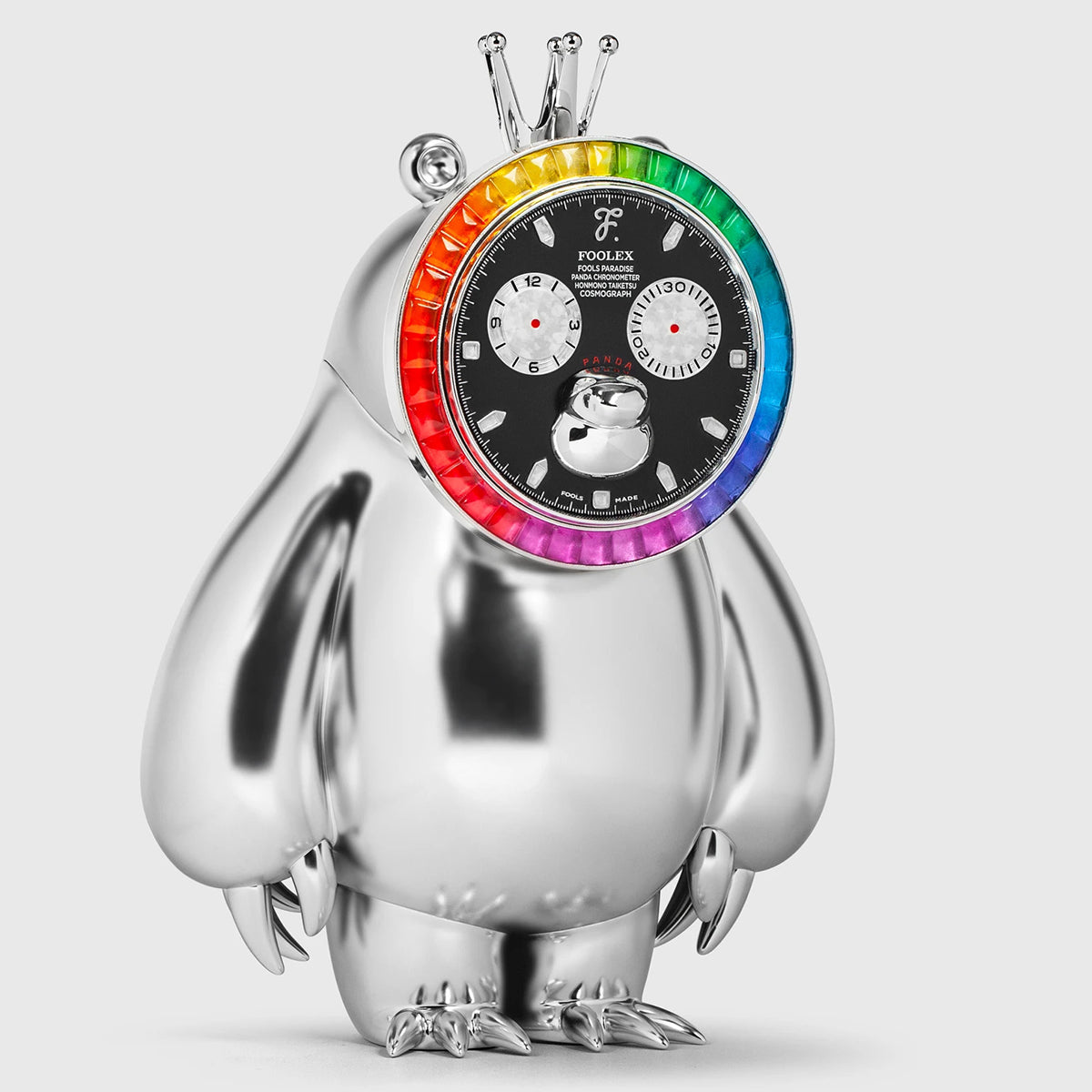 Fools Paradise, Panda Rainbow, Height 35cm Statue Figurine