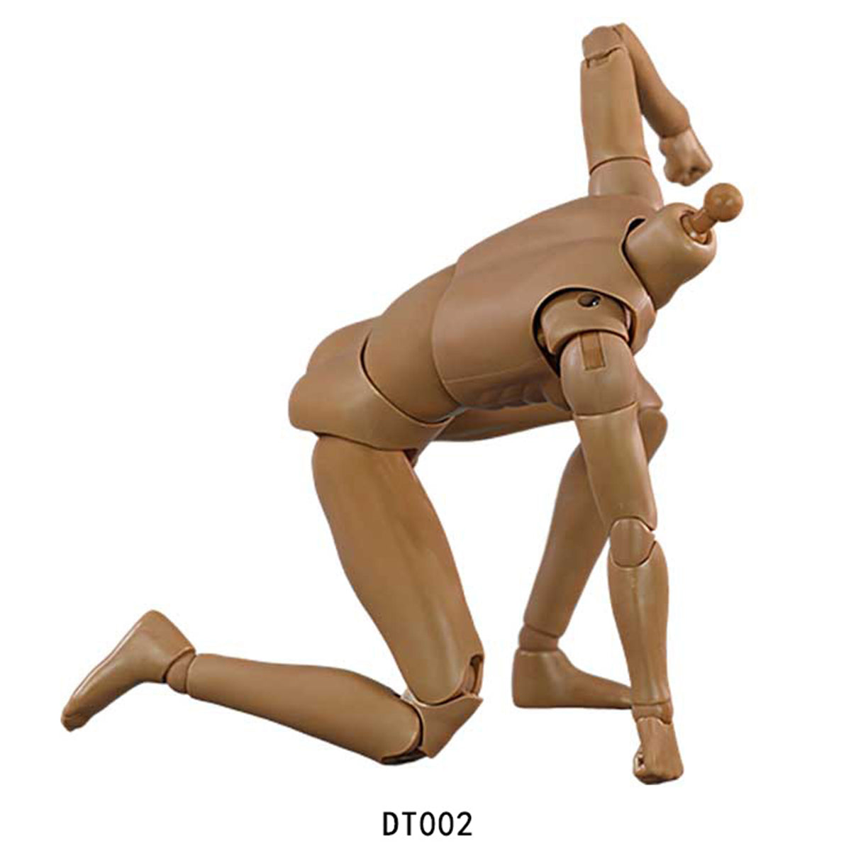 Figura de acción masculina articulada DT con cuerpo estándar y piel bronceada