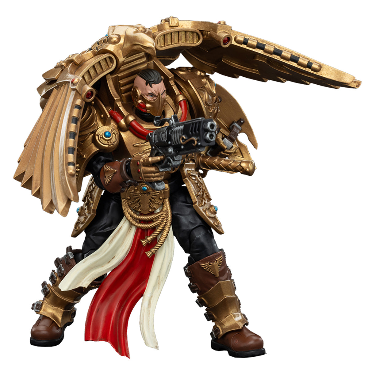 JOYTOY 1/18 Legio Custodes JT00775 Custodian Venatari Squad Venatari with Kenetic Destroyer 1 Action Figures